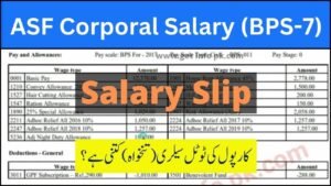 ASF Corporal Salary (BPS-7)