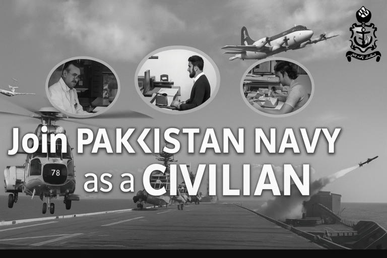 Join Pakistan Navy as a Civilian