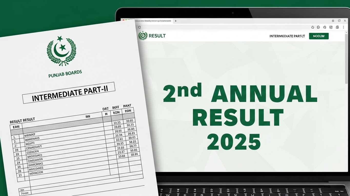 Intermediate (Part-II) 2nd Annual Result 2025 Announced by All Punjab Boards