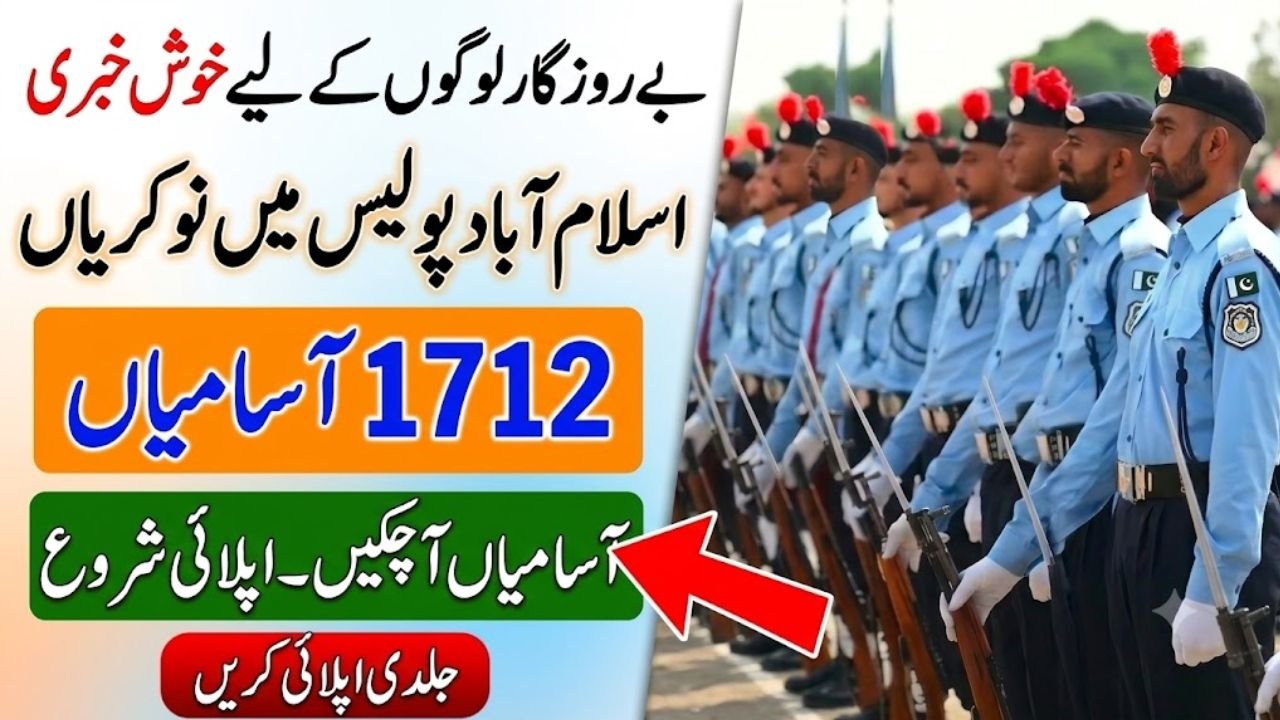 Islamabad Police Jobs 2026